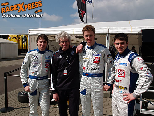 Frits van Amersfoort met zijn F3 talenten